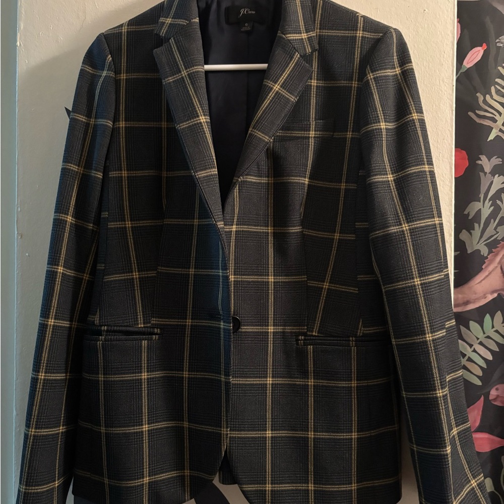 J.Crew Women’s Plaid Blazer, Size 6